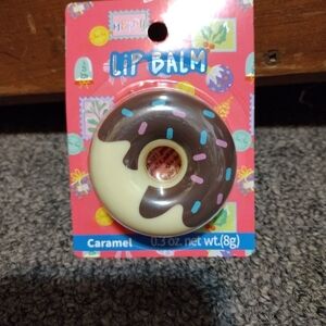 Donut Shaped Caramel Flavored Lip Balm
